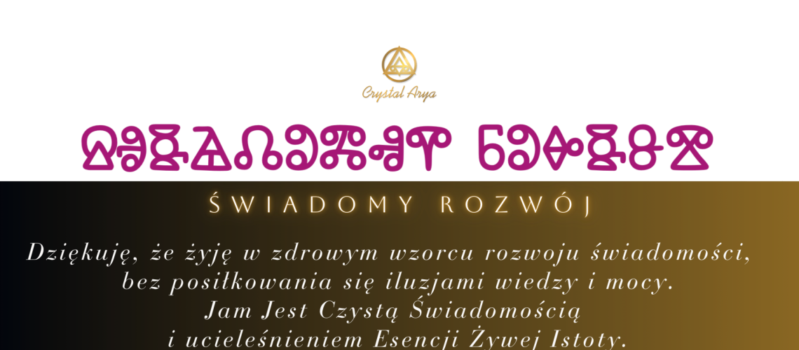 świadomy rozwój głagolica